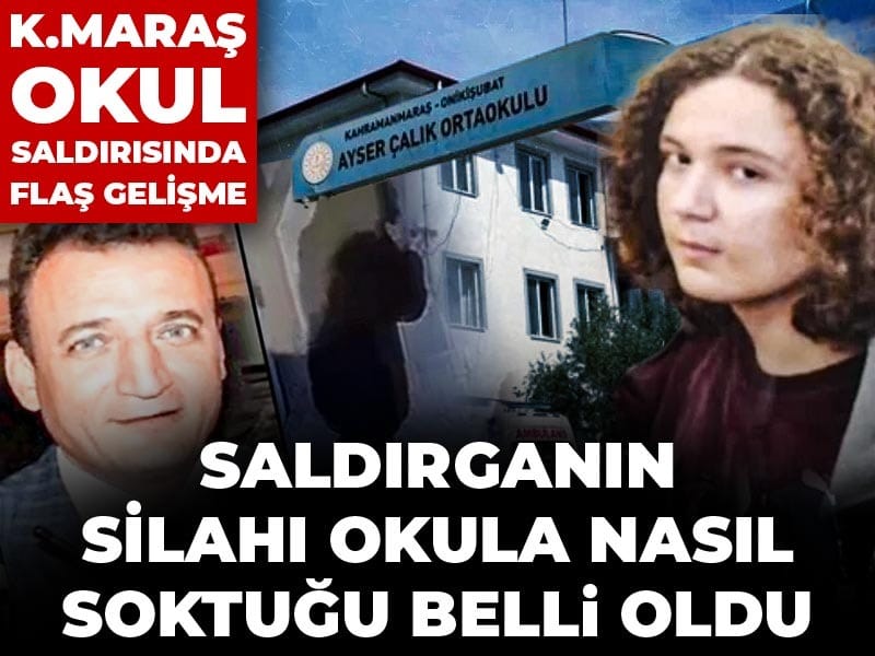 Kahramanmaraş’taki Okul Saldırısı Hakkında Şok Edici Detaylar: Saldırganın Silahı Nasıl Soktuğu Ortaya Çıktı