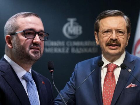 Tobb baskani hisarciklioglu tcmb baskani karahan ile gorustu aM6bjGlj