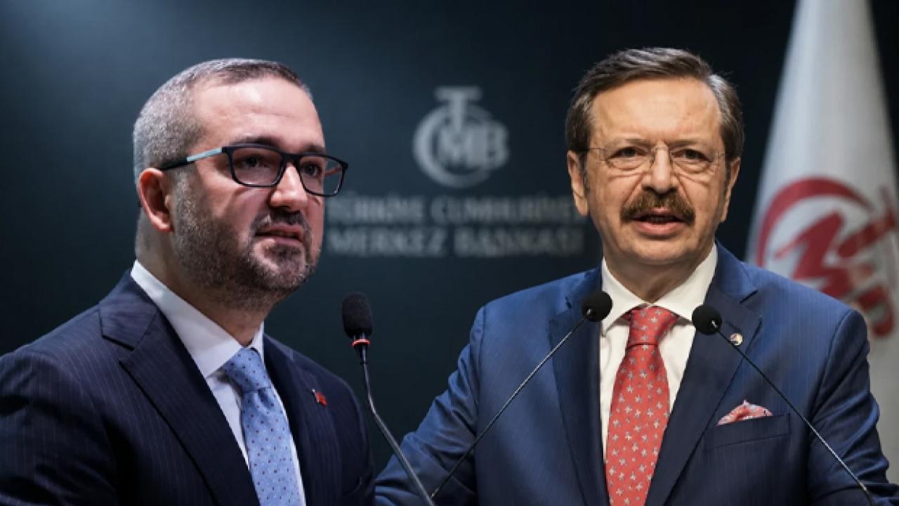 Tobb baskani hisarciklioglu tcmb baskani karahan ile gorustu aM6bjGlj